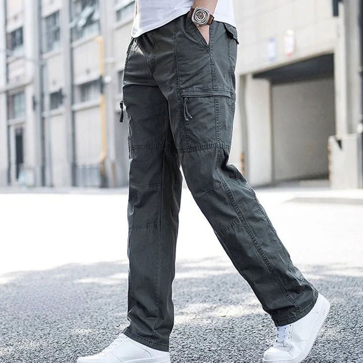Thomas | Men's Cargo Pants with Elastic Waist and Stretch Fabric