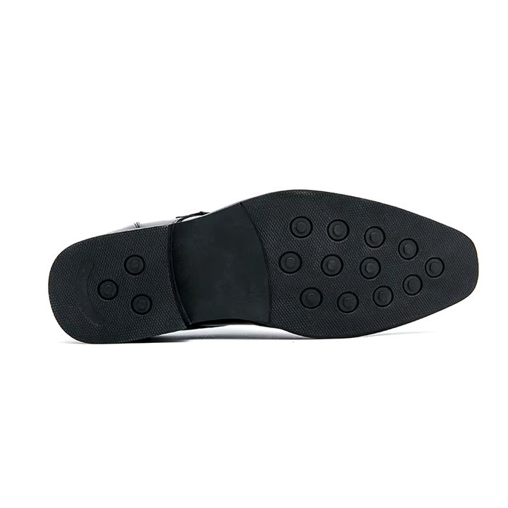 Men's Dress Shoes - Elegant Buckle Closure