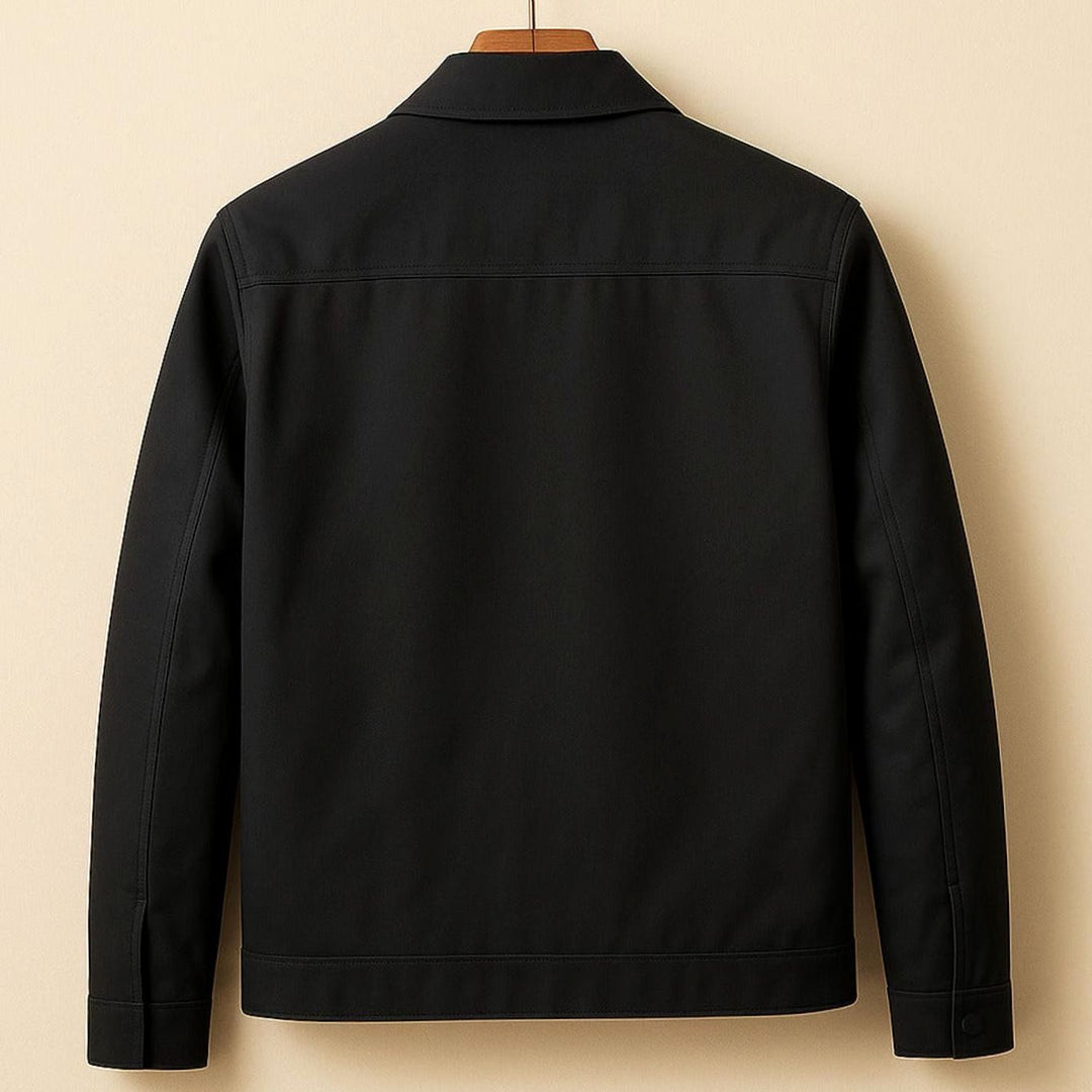 Bram | Men's Harrington Bomber Jacket Checked Lined Zipper