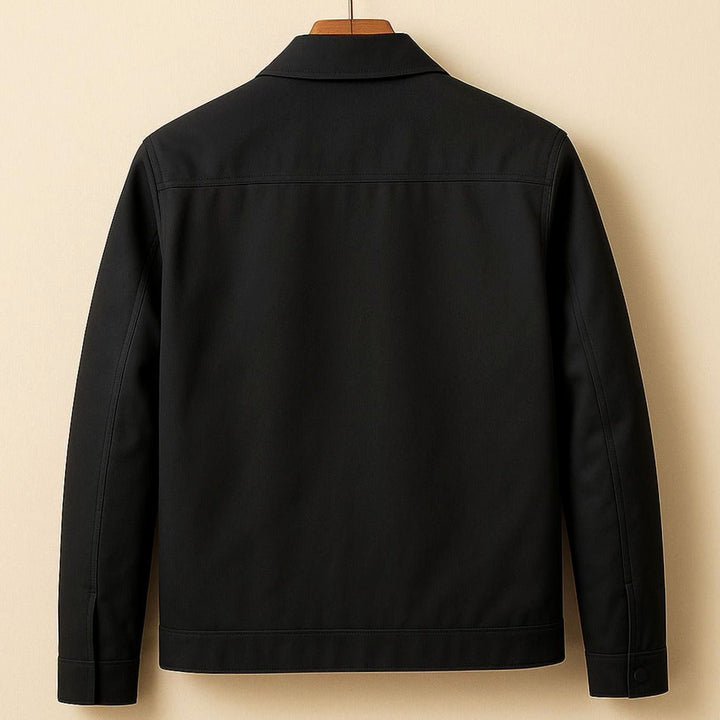 Bram | Men's Harrington Bomber Jacket Checked Lined Zipper