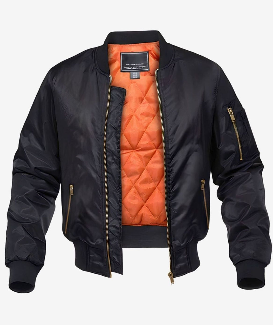 Levi | Men's Classic Quilted Bomber Jacket with Zipper