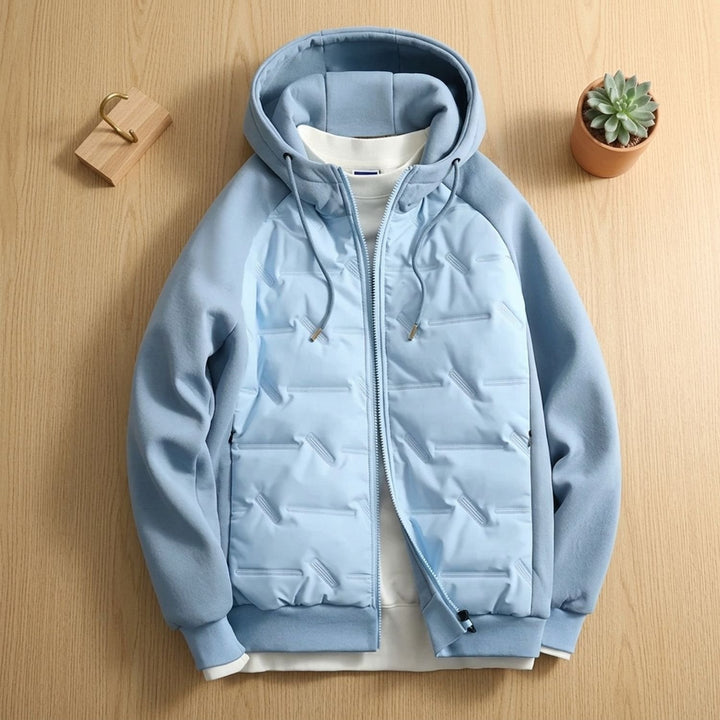 Bram | Men's Oversized Quilted Winter Jacket with Hood