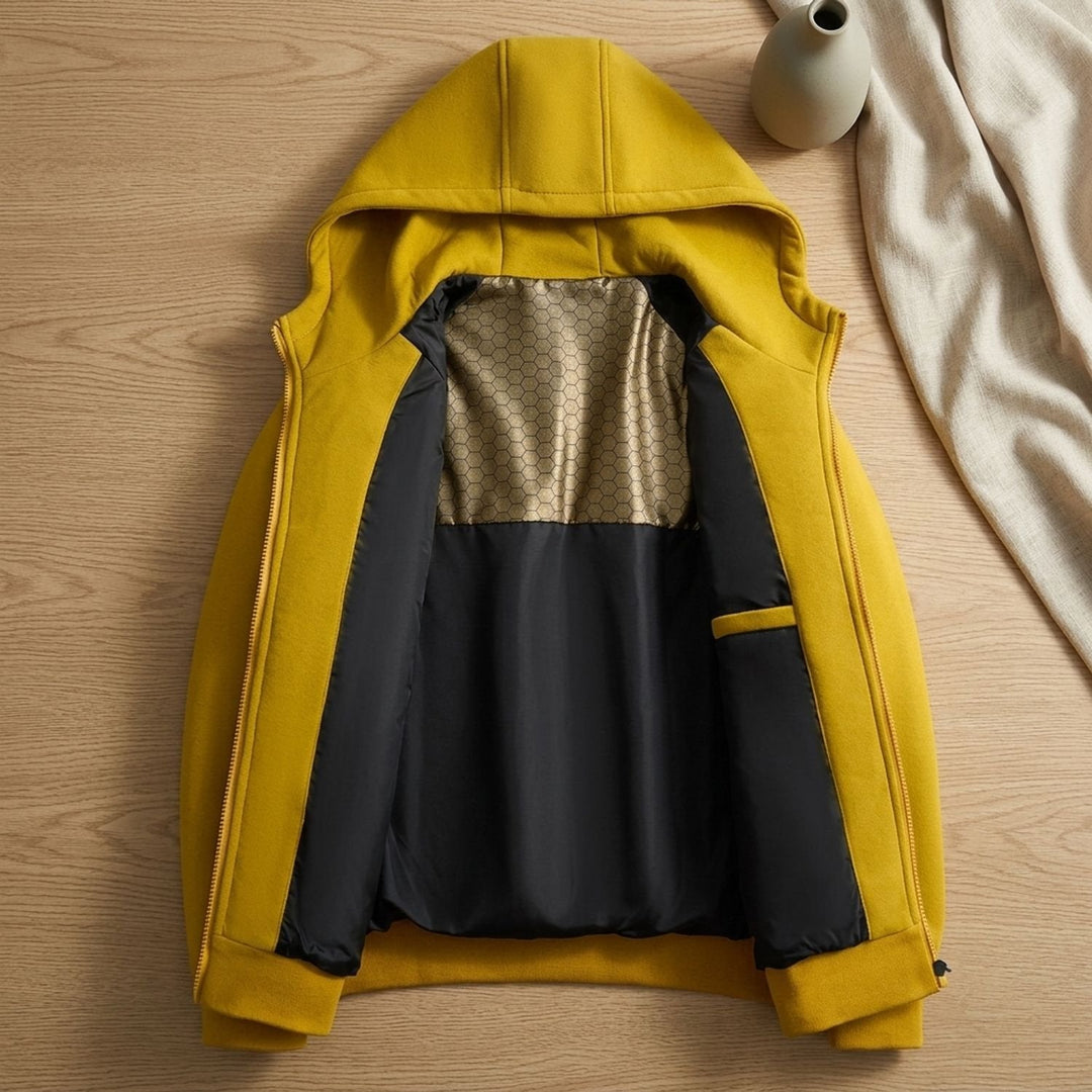 Bram | Men's Oversized Quilted Winter Jacket with Hood