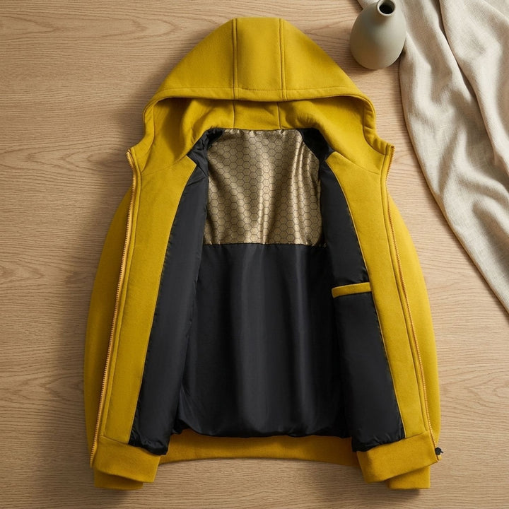 Bram | Men's Oversized Quilted Winter Jacket with Hood