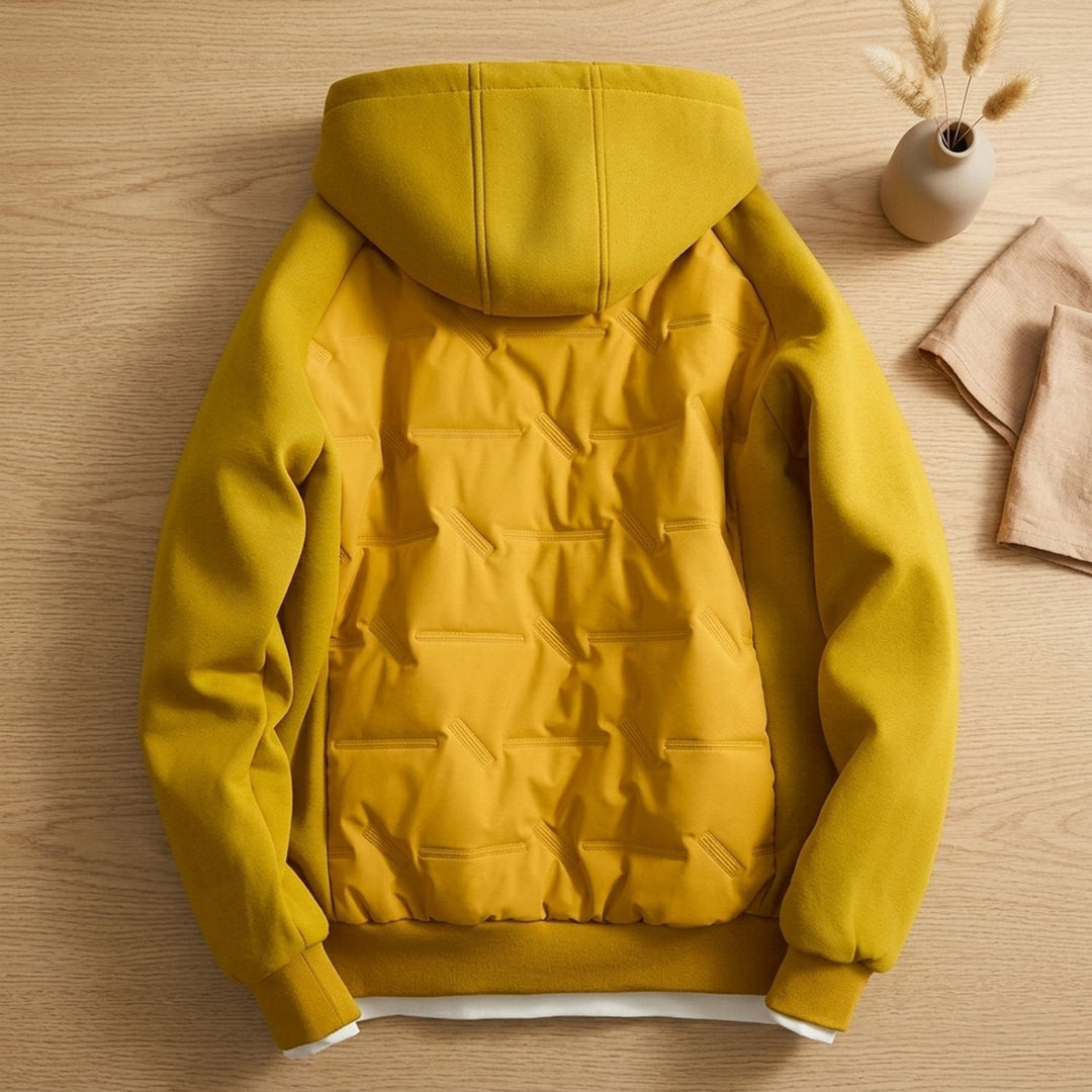 Bram | Men's Oversized Quilted Winter Jacket with Hood