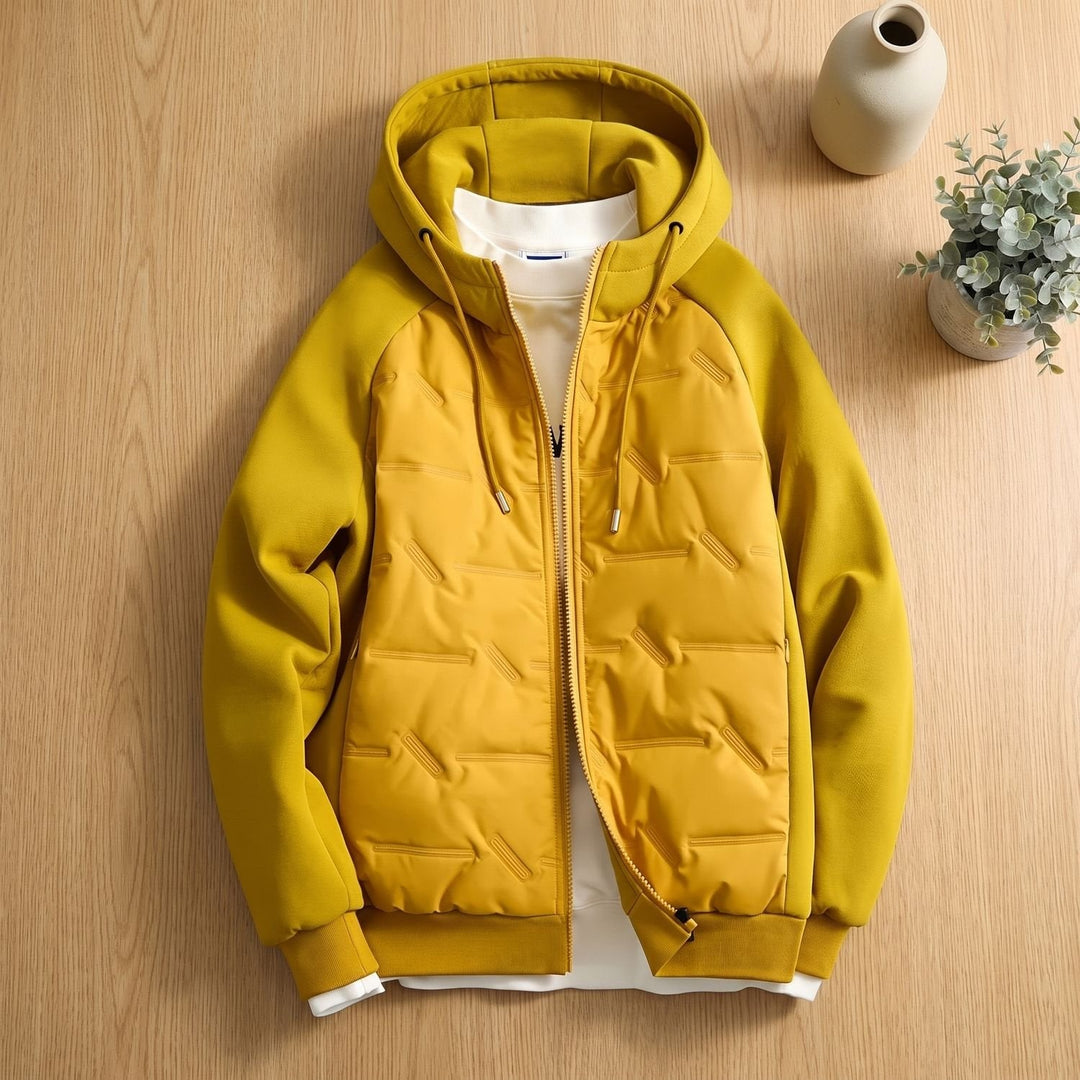 Bram | Men's Oversized Quilted Winter Jacket with Hood