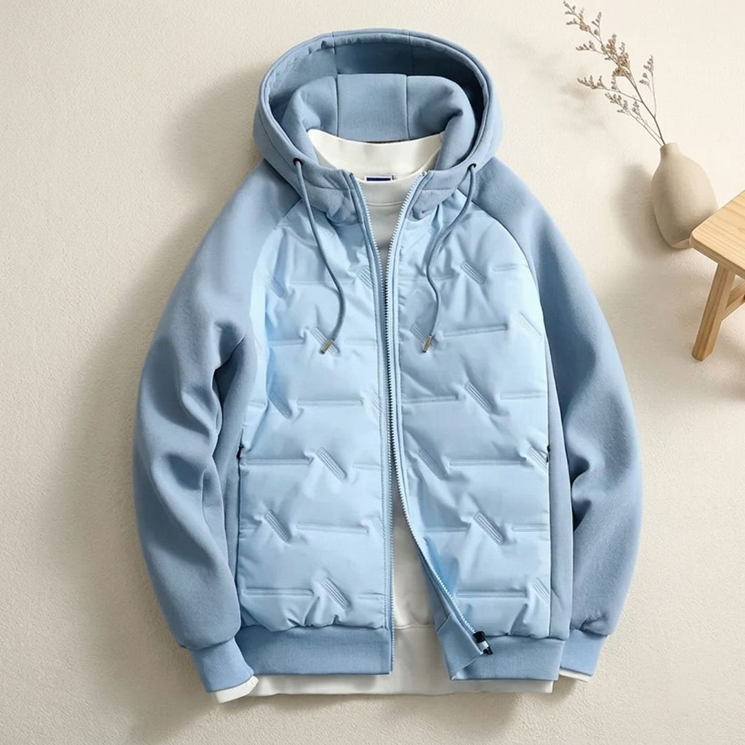 Bram | Men's Oversized Quilted Winter Jacket with Hood