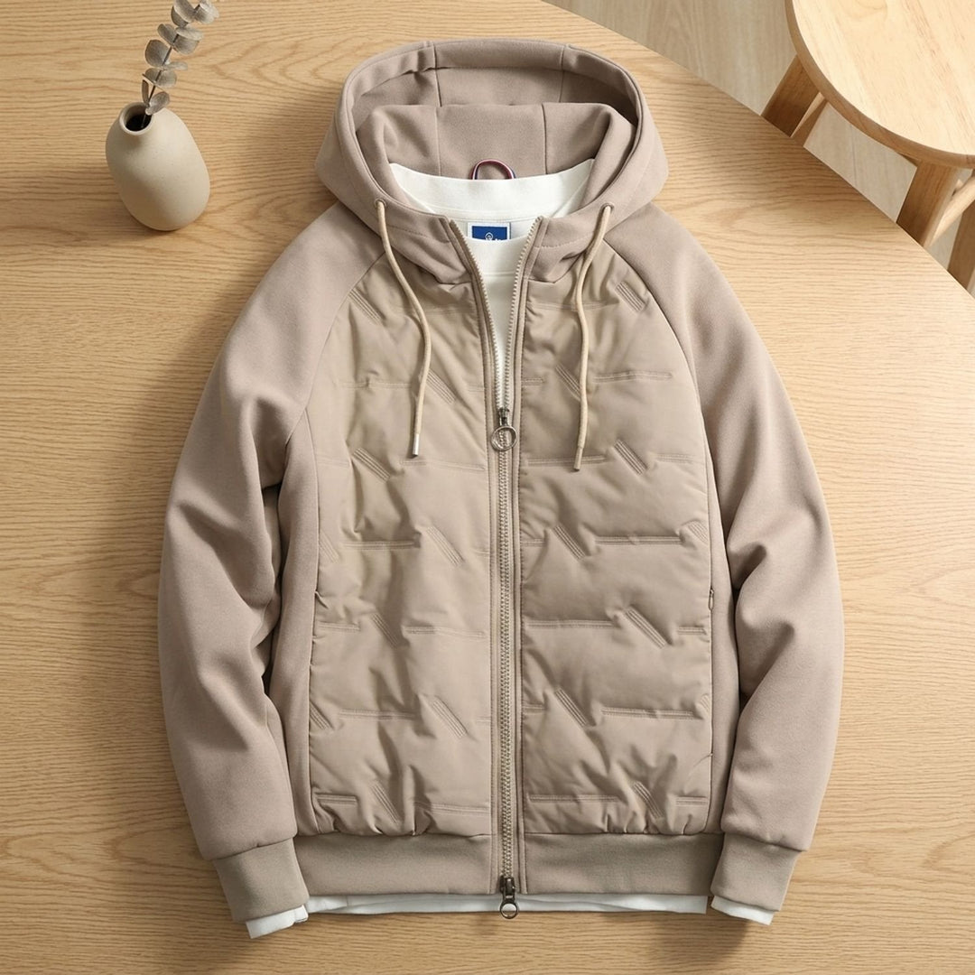 Bram | Men's Oversized Quilted Winter Jacket with Hood