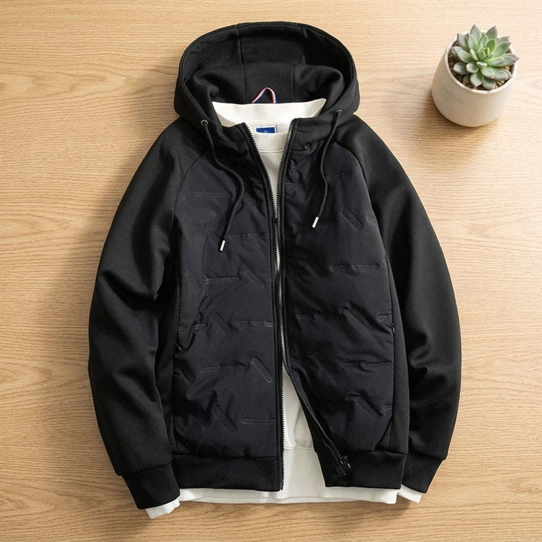 Bram | Men's Oversized Quilted Winter Jacket with Hood