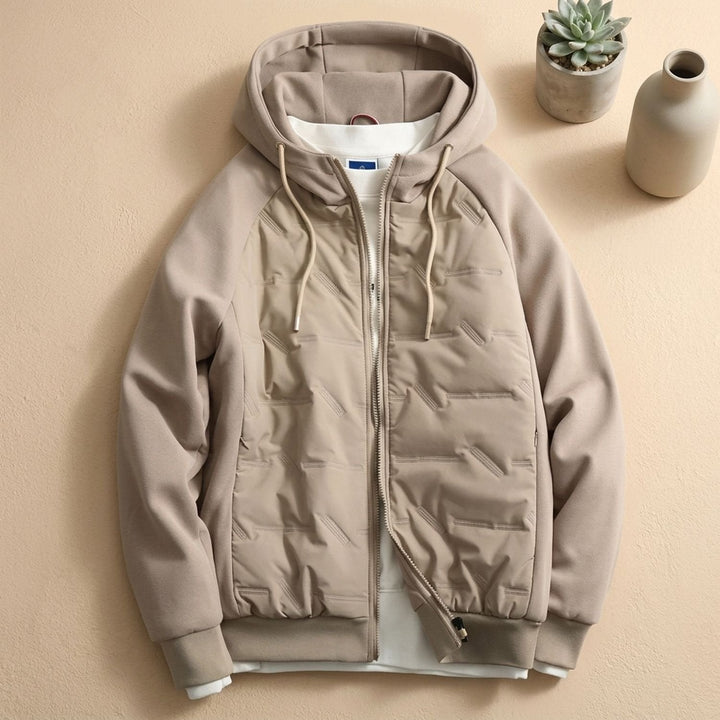 Bram | Men's Oversized Quilted Winter Jacket with Hood