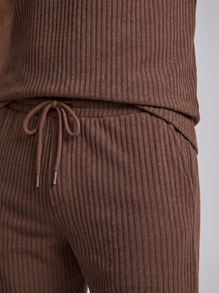 Men's Ribbed Polo Set