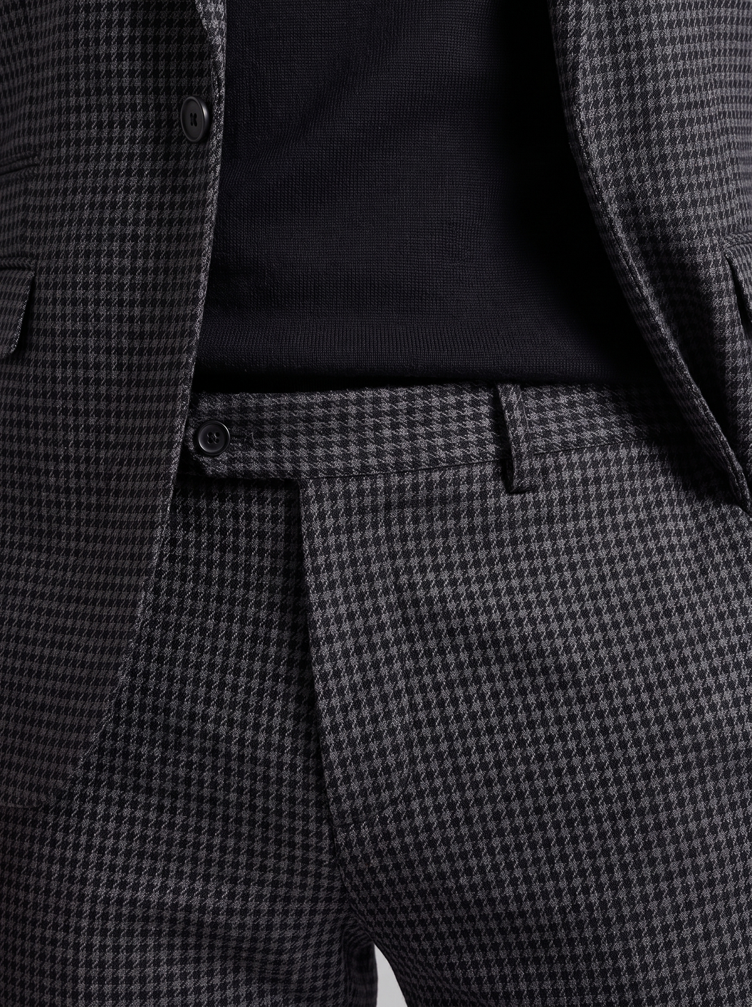 Men's Check Pattern Tailored Suit