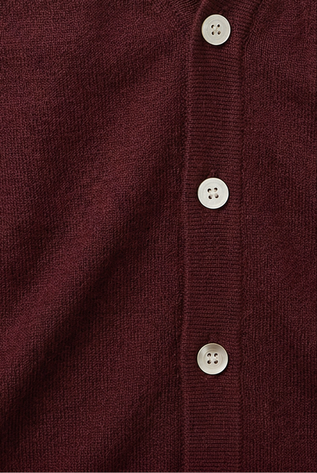 Men's Vest with V-Neck and Button Closure