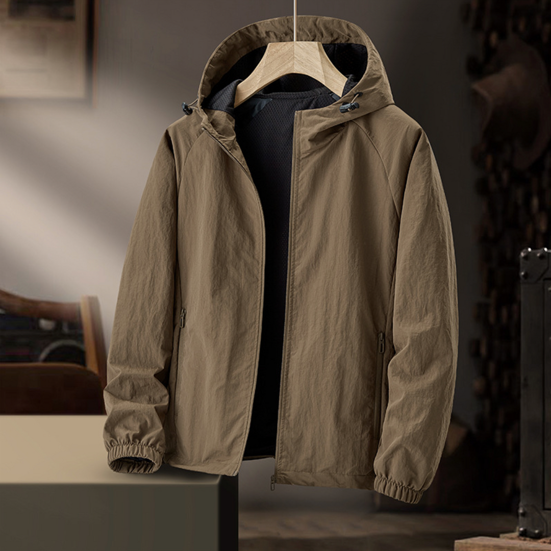 Men's Windbreaker City Jacket - Light and Water-Repellent