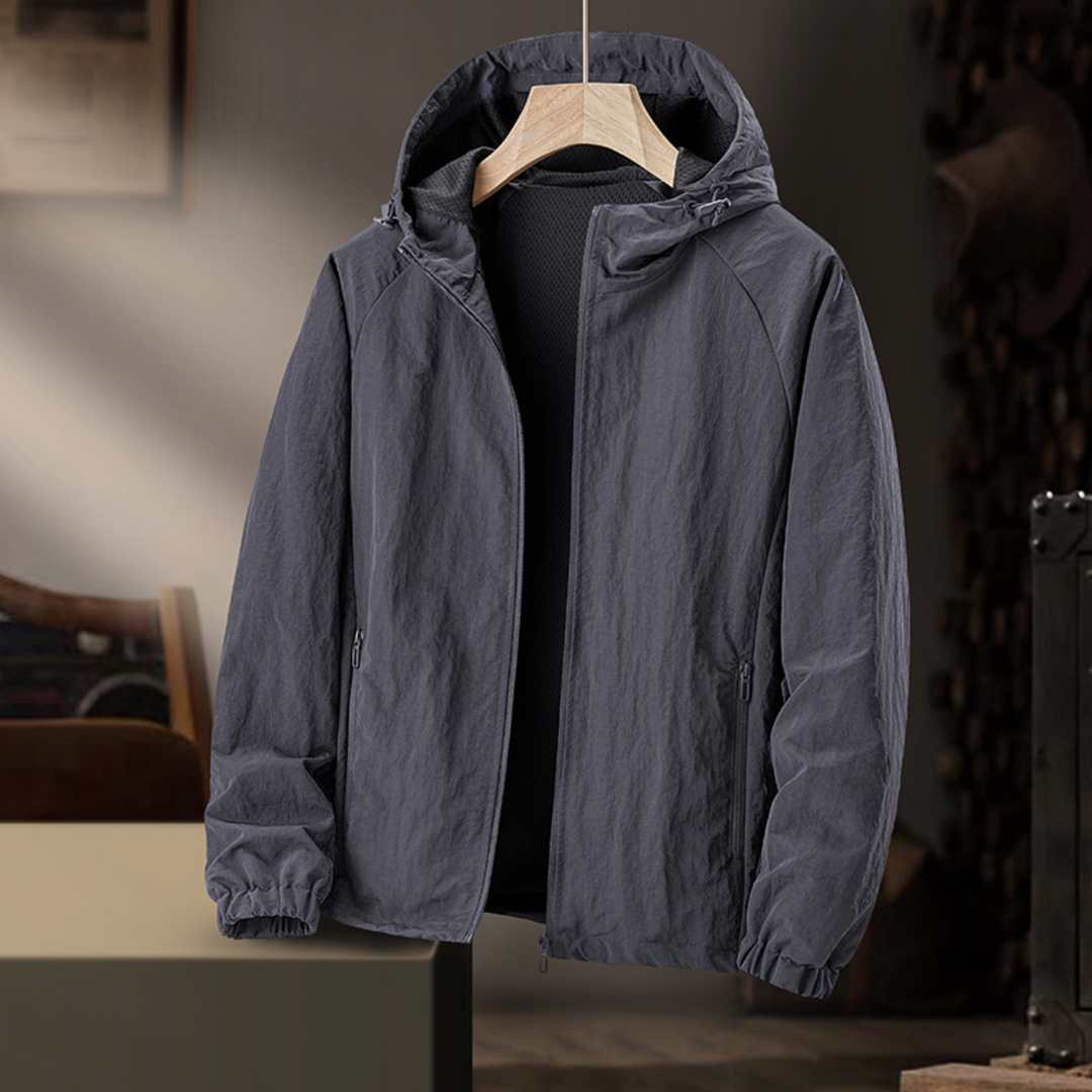 Men's Windbreaker City Jacket - Light and Water-Repellent