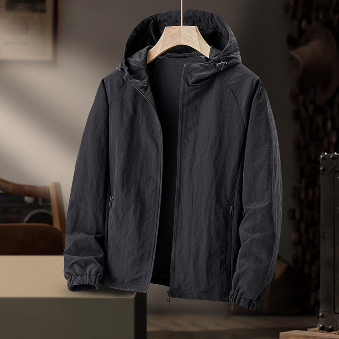 Men's Windbreaker City Jacket - Light and Water-Repellent