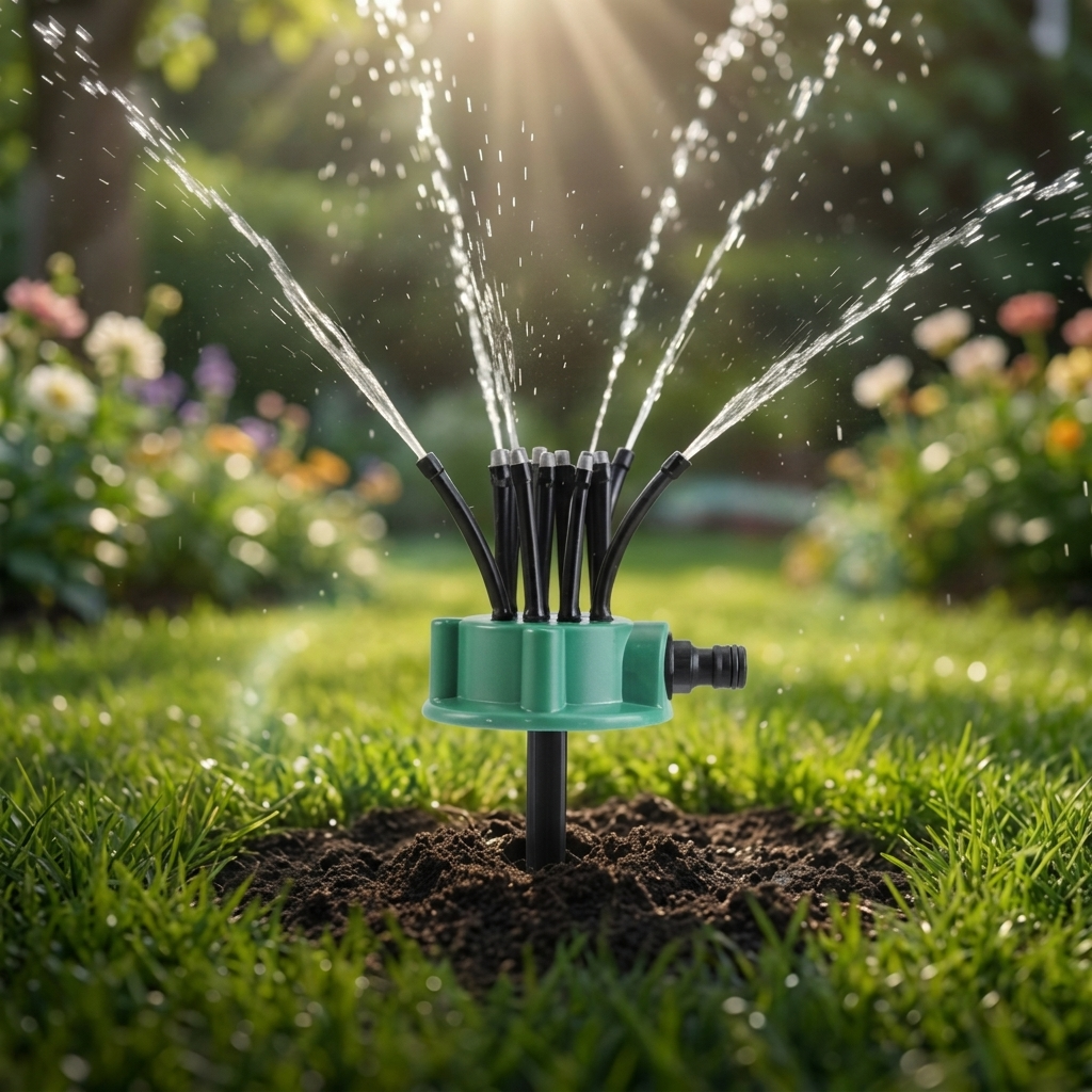 Aquava 360° Multi-Arm Garden Sprinkler - Elena Harper
