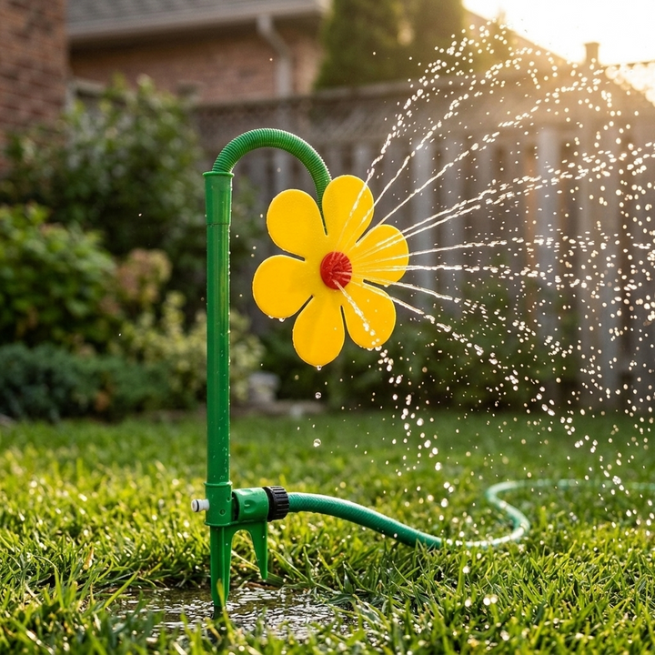 Bloomzy Dancing Flower Lawn Sprinkler - Elena Harper