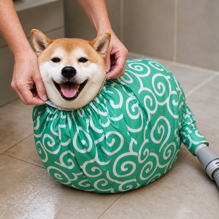 DryNest Inflatable Pet Drying Bag - Elena Harper