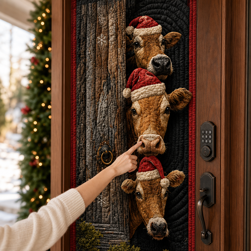 Doorlight Printed 3D-Effect Christmas Door Cover - Elena Harper