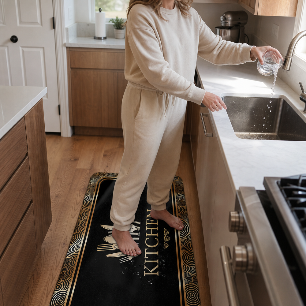 Dryhaven Absorbent Printed Kitchen Mat Set - Elena Harper