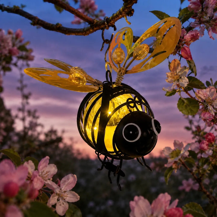 Beeloom Solar Hanging Bee Lamp for Garden - Elena Harper