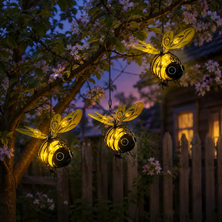 Beeloom Solar Hanging Bee Lamp for Garden - Elena Harper