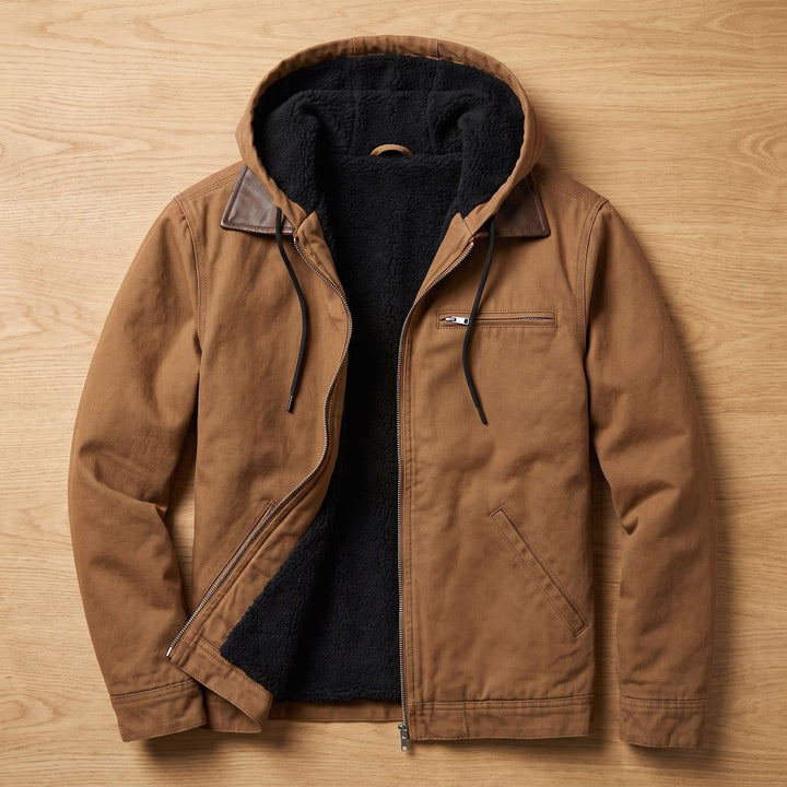Tobias | Men's Fleece-Lined Zip-Up Hoodie for Fall