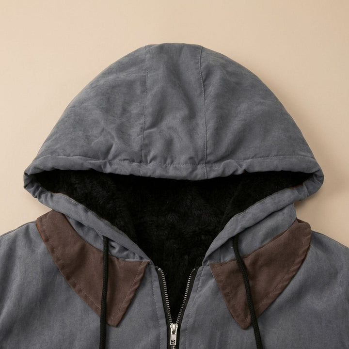 Tobias | Men's Fleece-Lined Zip-Up Hoodie for Fall