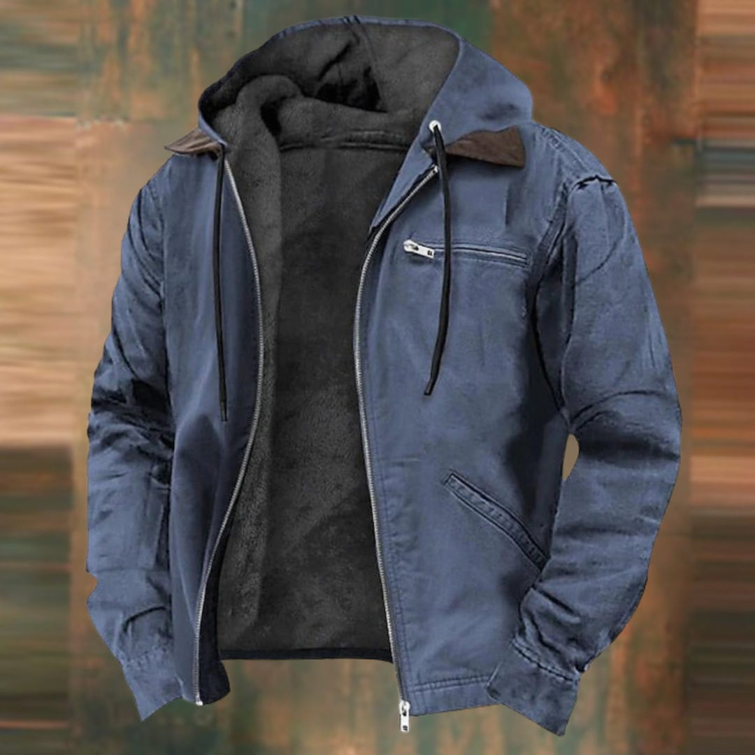 Andreas | Men's Insulated Zip-Up Sweat Jacket Warm Winter Hoodie