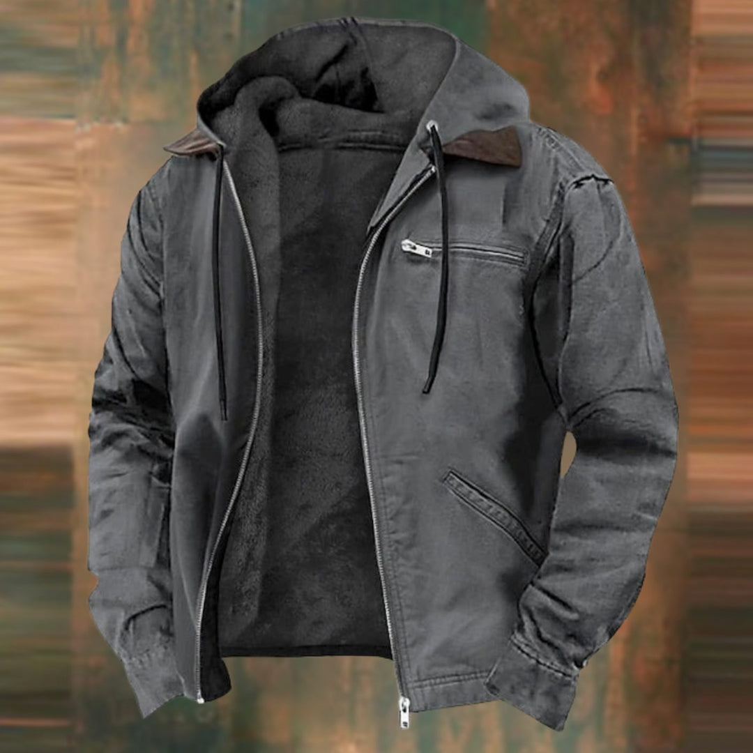 Andreas | Men's Insulated Zip-Up Sweat Jacket Warm Winter Hoodie