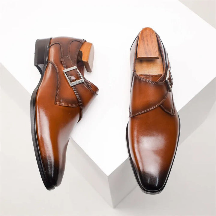 Simon | Men's Monk-Strap Buckle Elegant Business Shoe