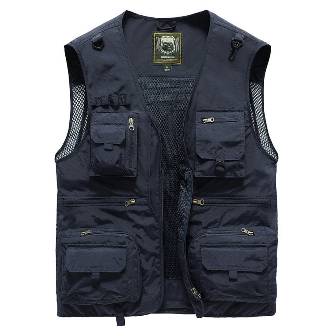 Tobias | Men's Outdoor Gilet Breathable Nylon Multi-Pocket Vest