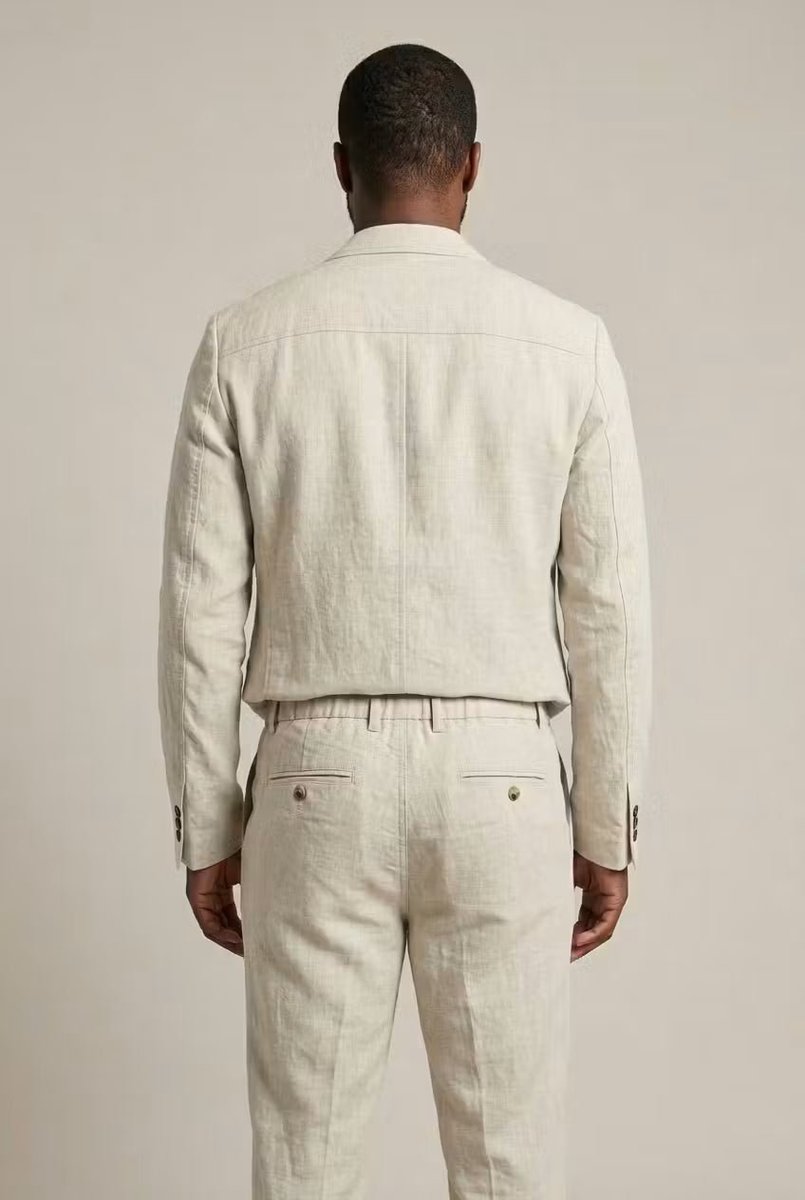 Alexander | Men's Relaxed-Fit Linen Suit Set Blazer and Pants