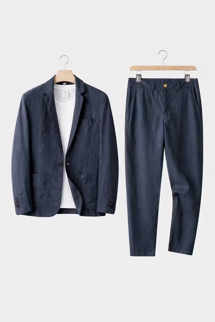 Alexander | Men's Relaxed-Fit Linen Suit Set Blazer and Pants