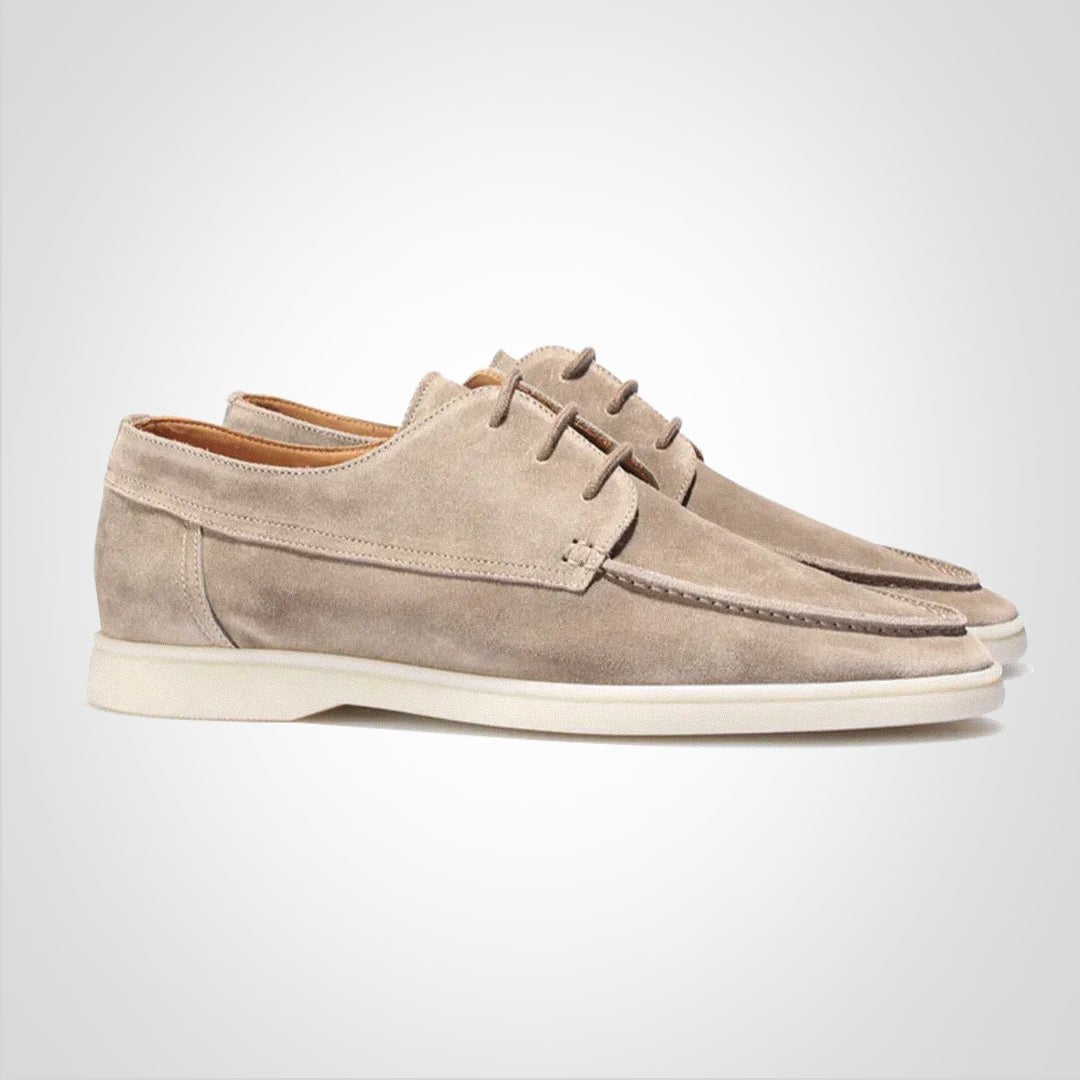 Thomas | Men's Suede-Look Lace-Up Loafers Boat Shoes-Derby