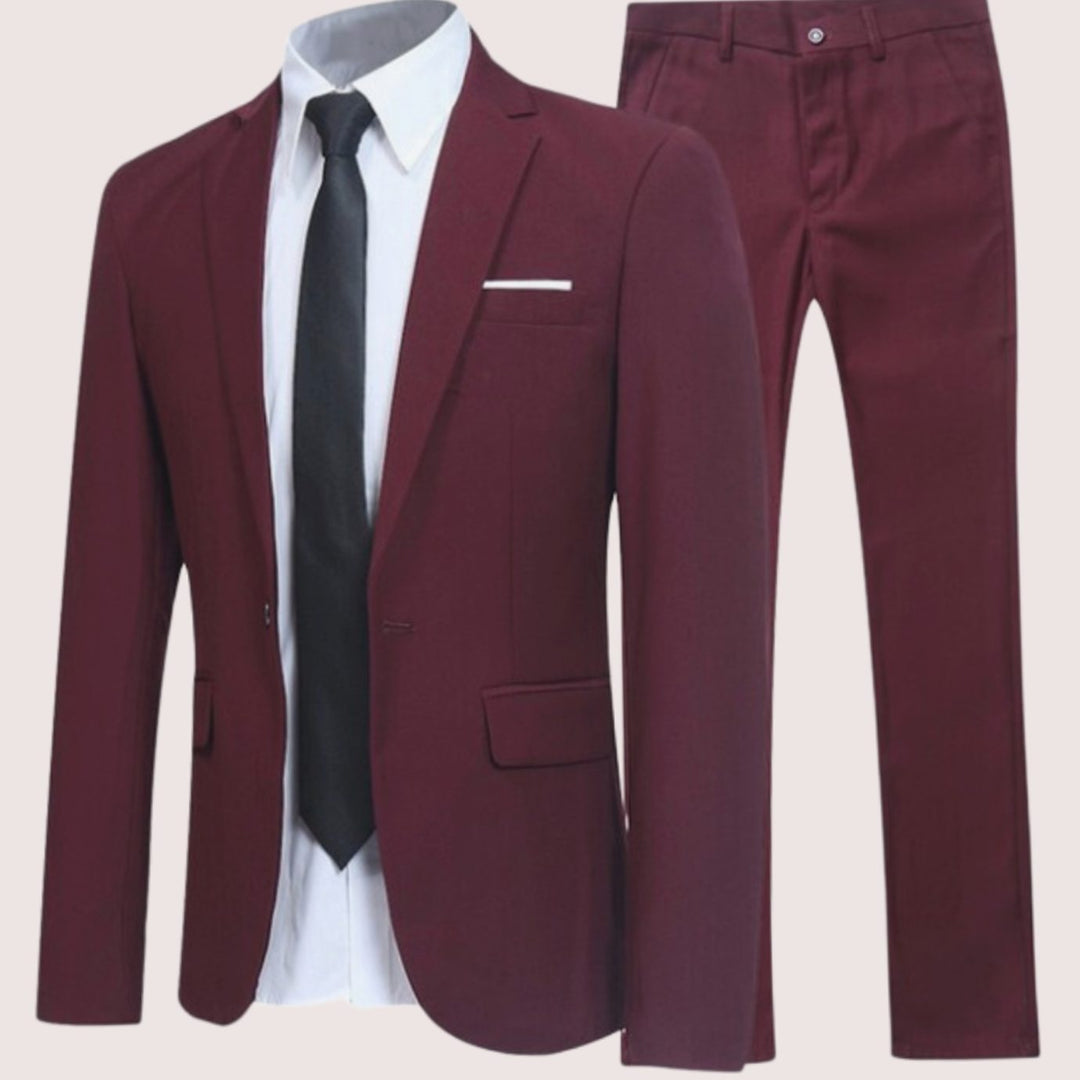 Alexander | Men's Two-Piece Slim-Fit Suit with Blazer and Trousers