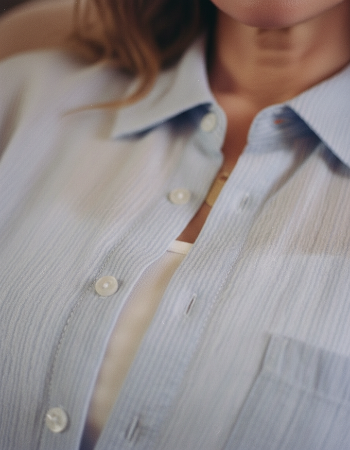 Sienna™  |  Single-breasted Stripe Shirt