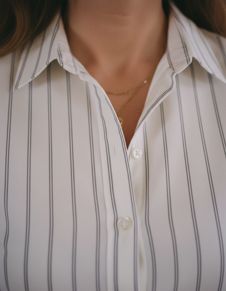 Elise™  |  Slim Stripe Work Shirt