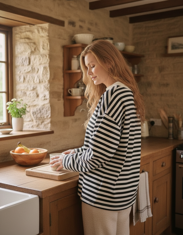 Marlow™  |  Striped Long Sleeve Tee