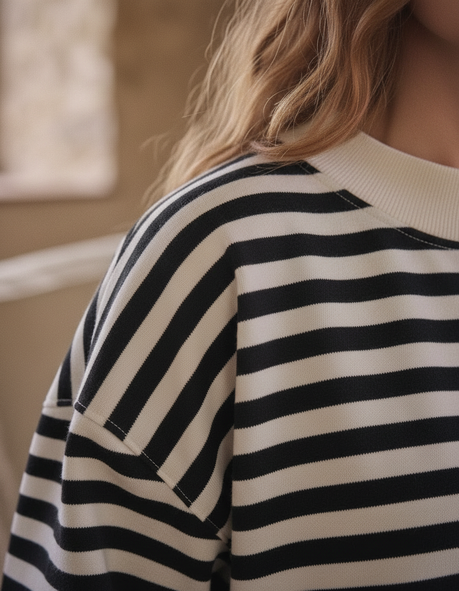 Marlow™  |  Striped Long Sleeve Tee