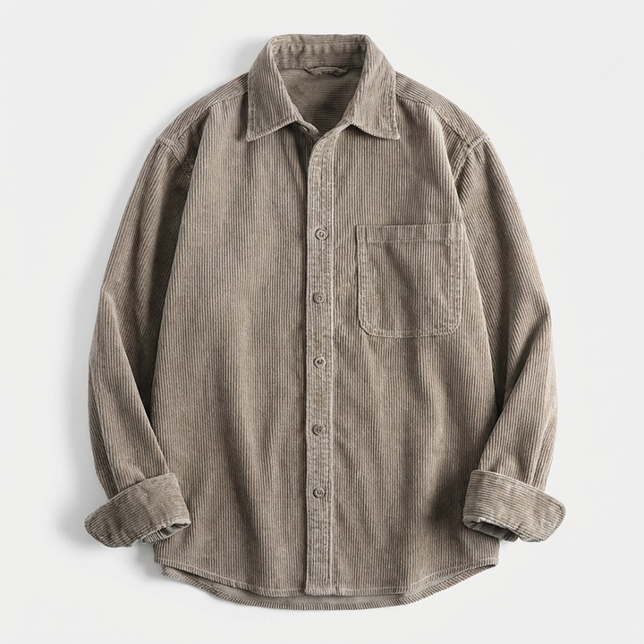 LAURENT MONACO | CORDUROY SHIRT JACKET FOR MEN