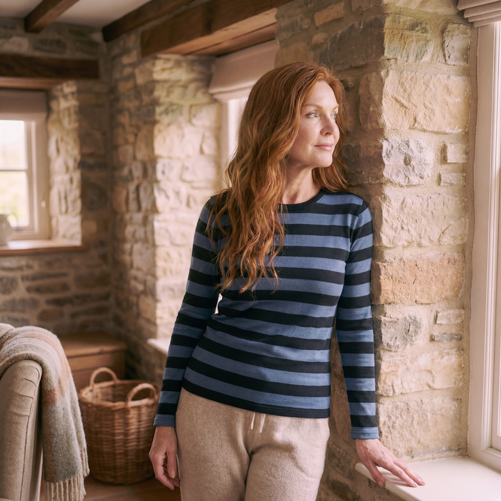 Mila™  |  Striped Knit Top