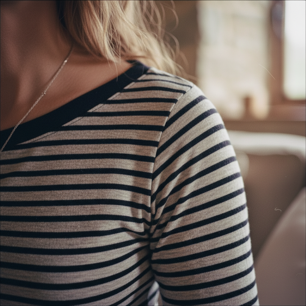 Talia™  |  Striped Long Sleeve Top