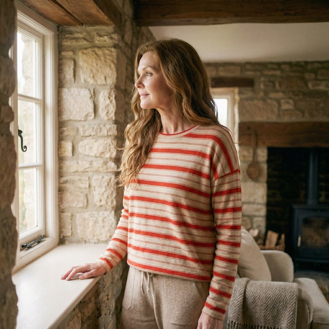 Billie™  |  BF Chic Striped Top