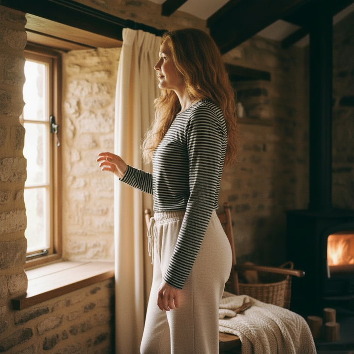 Daisy™  |  Vintage Striped Long Top