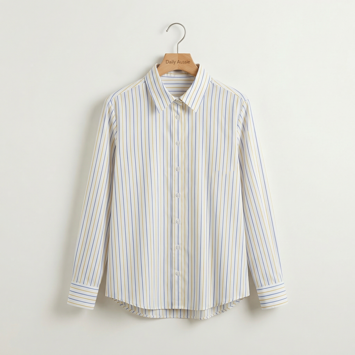 Elise™  |  Slim Stripe Work Shirt