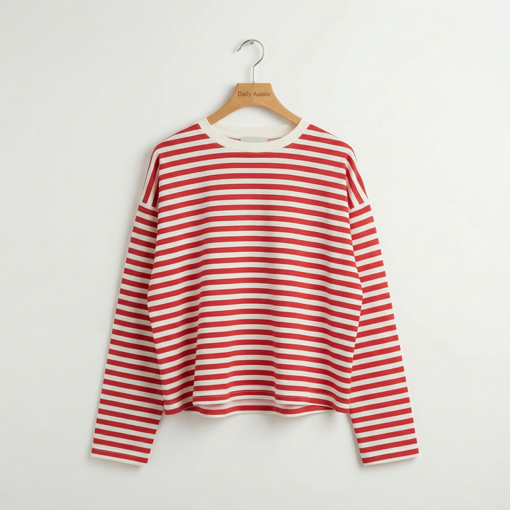 Marlow™  |  Striped Long Sleeve Tee