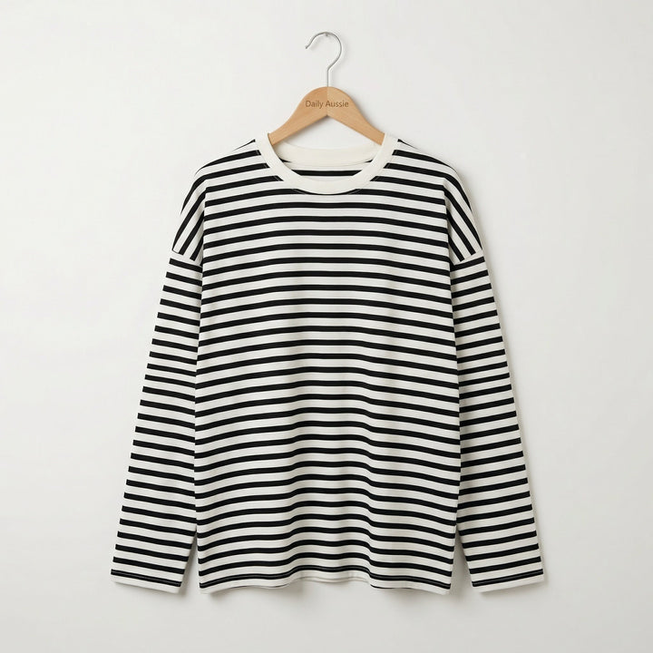Marlow™  |  Striped Long Sleeve Tee