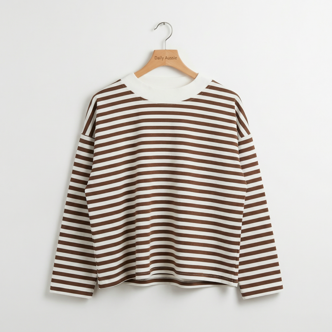 Marlow™  |  Striped Long Sleeve Tee
